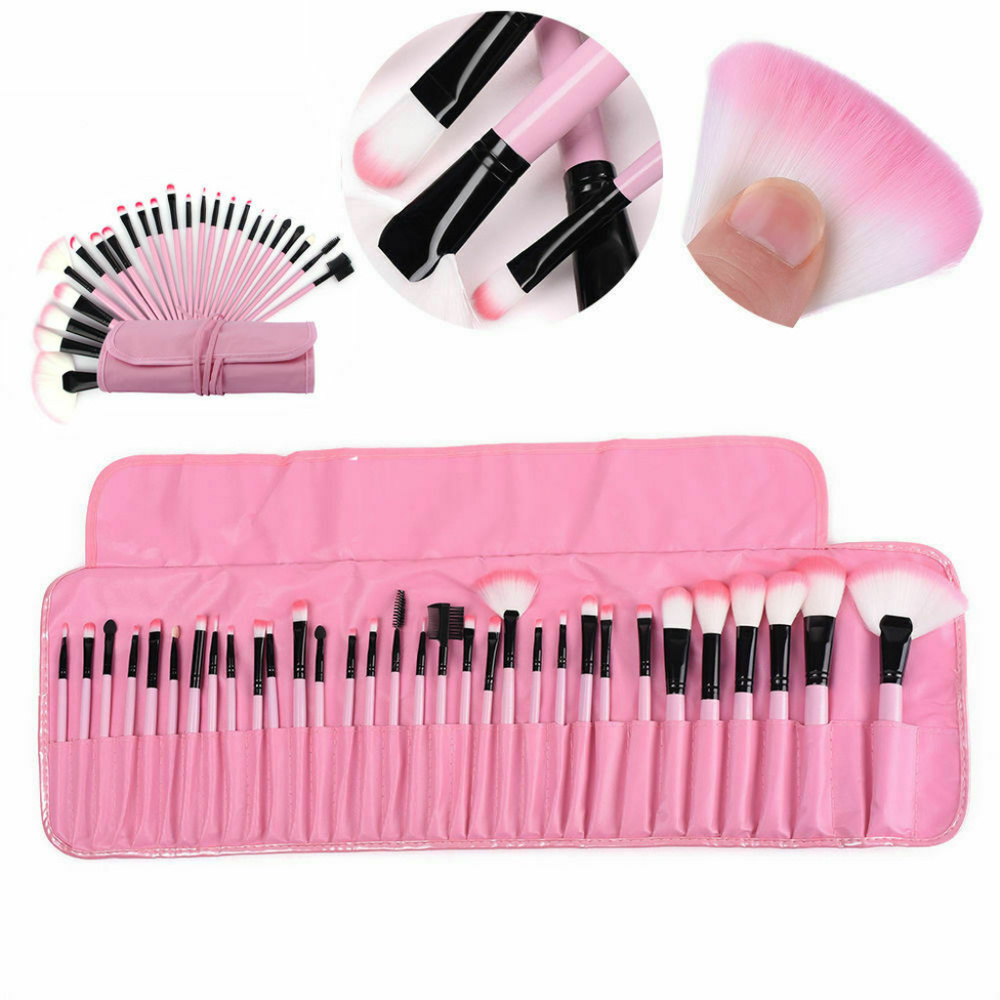 32Pcs Makeup Brushes Set Multiple COLORS